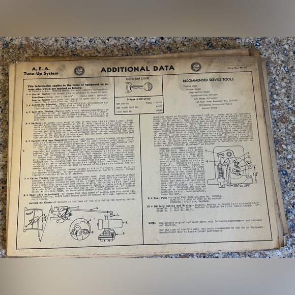 Dealership Mechanics Service Cards. PACKARD Various Years/Models 1935-1942 - Picture 8 of 15